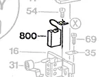 Balais charbon défonceuse GOF1700ACE meuleuse PWS1800 Bosch 1607014103